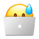 anxious laptop