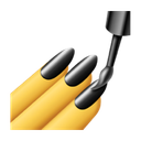 black nail polish