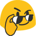 blob glasses down