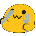 blob hungry gif