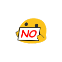 blob no sign