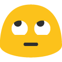 blob rolling eyes