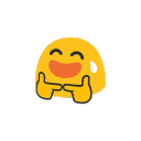 blob shy laugh