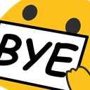 blob sign bye