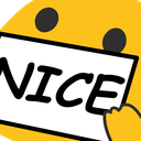 blob sign nice