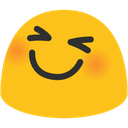 blob smile happy eyes