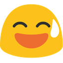 blob smile sweat