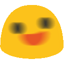 blob smiling