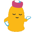 blob tipping gif