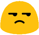 blob unamused gif
