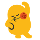 blob with rose