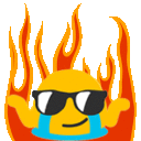 blobby flames