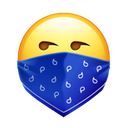 blue bandana