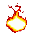 burning flame