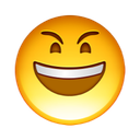 evil grin