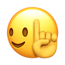 face pointing up