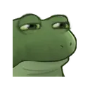 froge suspicious