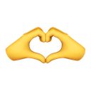 hands forming heart