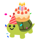 he brings you a cake and wishes you a happy birthday
