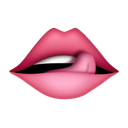 licking lips