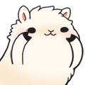 llama blush gif