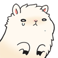 llama crying gif