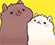 llama hug gif