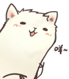 llama waving gif