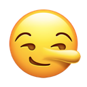 lying face