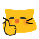 meow melt thumbs up