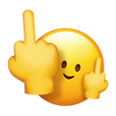 middle fingers
