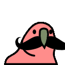 parrot mustache