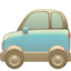 party blue car