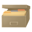 party card file box