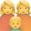 party family with two mothers and son
