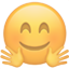 party hugging face