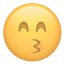 party kissing smiling eyes
