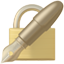 party lock with ink pen
