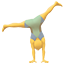 party man doing a cartwheel