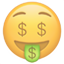 party money mouth face
