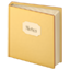 party notebook with decorative cover