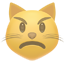 party pouting cat