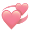 party revolving hearts