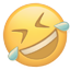 party rolling on the floor laughing