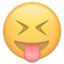 party stuck out tongue closed eyes