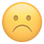 party white frowning face