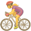 party woman cyclist