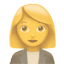 party woman office worker