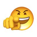 pointing laughing