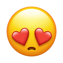 sad heart eyes
